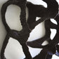 Dreaming Shell- Black Nest / Wall-mounted Ceramic Sculpture