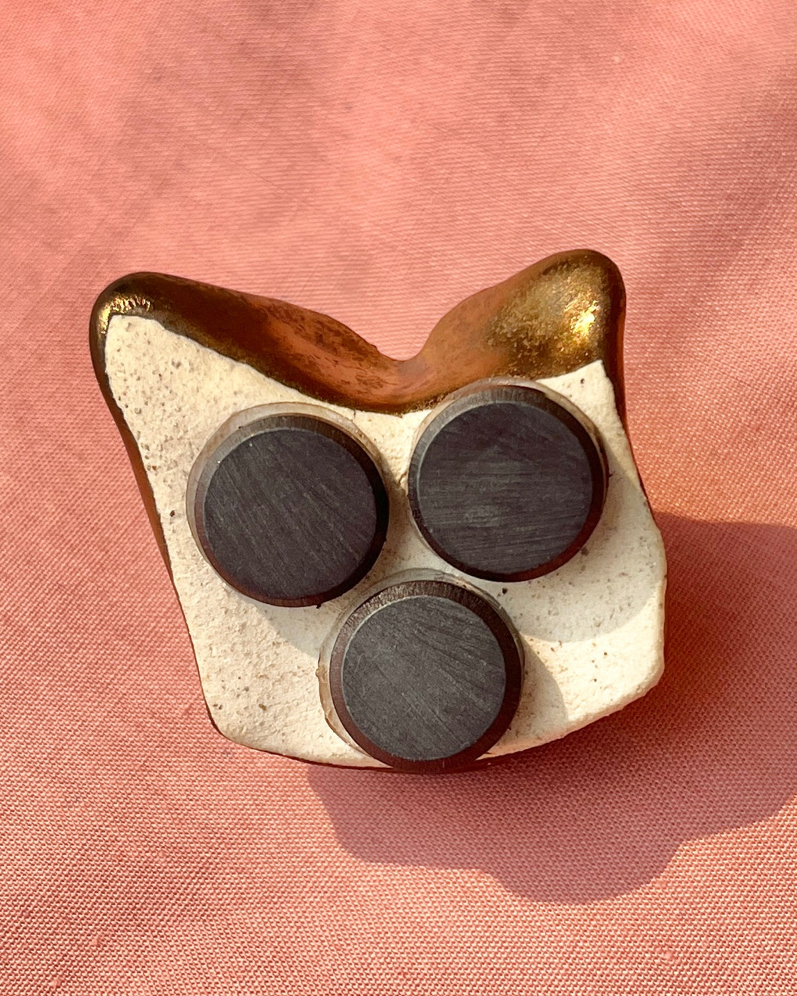 Tess O'Malley- Florida Bonneted Bat sculptural magnet