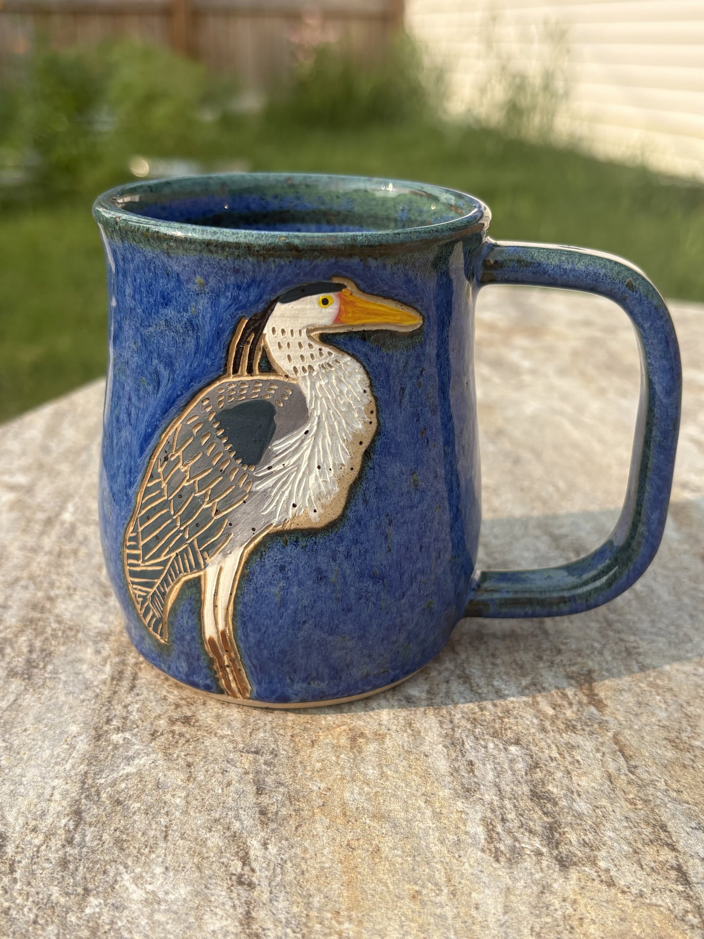 Anne Runkle- Great Blue Heron Mug