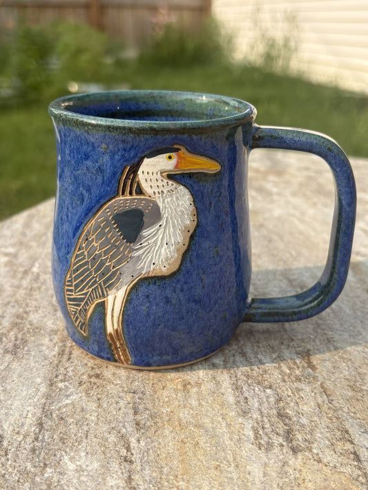 Anne Runkle- Great Blue Heron Mug
