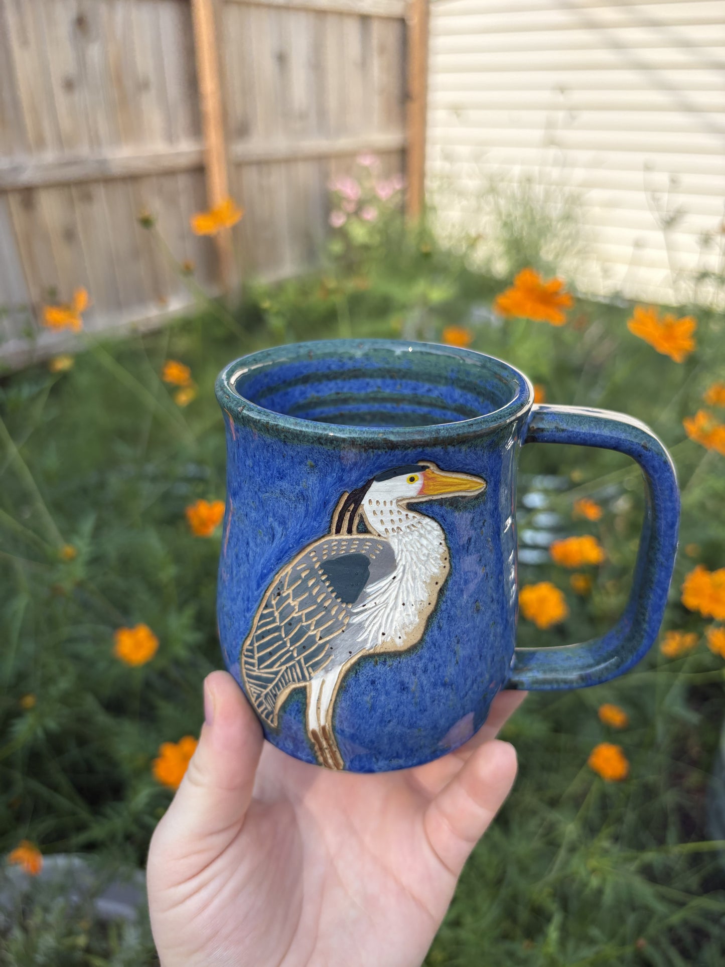 Anne Runkle- Great Blue Heron Mug