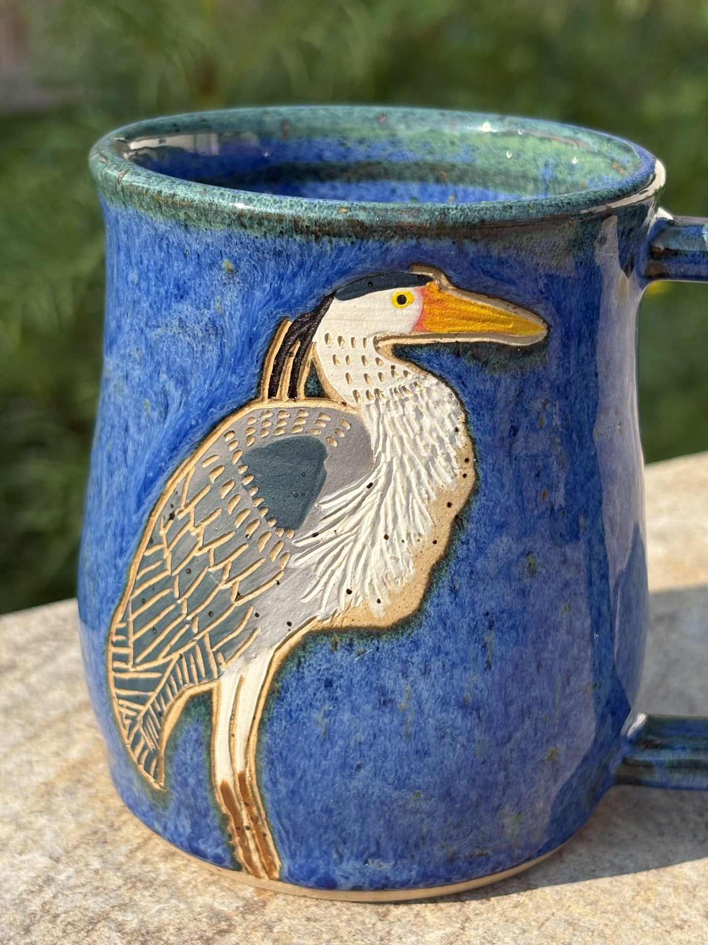 Anne Runkle- Great Blue Heron Mug