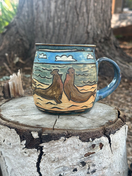 Isabel Gottlieb- Elephant Seals Mug
