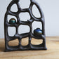 Dreaming Shell- The View / Black Clay Ceramic Curiosity Cabinet